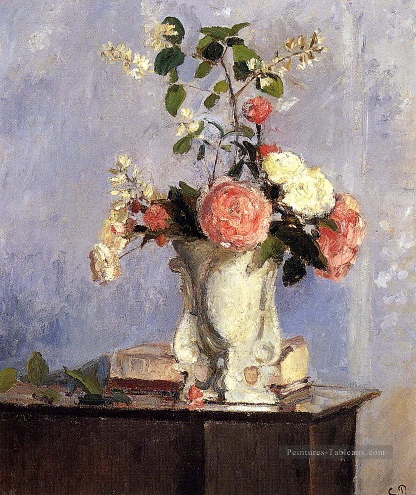 bouquet de fleurs 1873 Camille Pissarro Peintures à l'huile